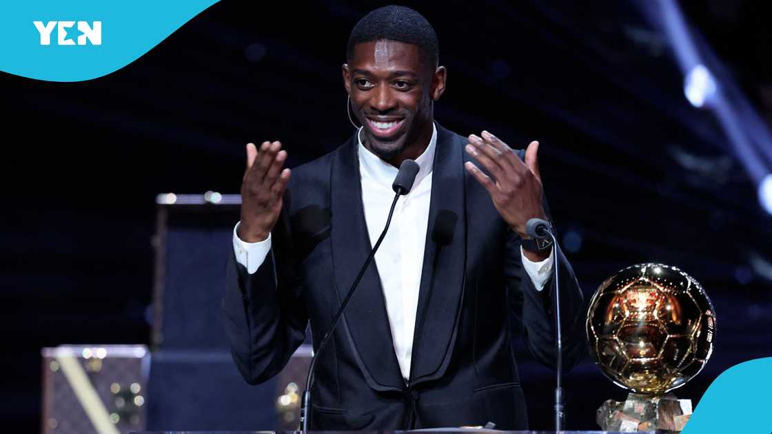 Ballon d’Or 2025, Ousmane Dembele, Lamine Yamal, PSG, FC Barcelona, Dembele wins Ballon d'Or, Dembele reacts, Dembele cries at Ballon d'Or