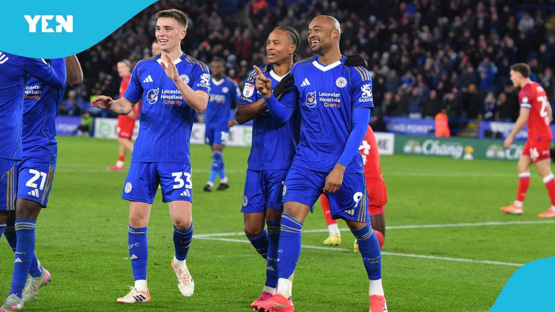 Abdul Fatawu Issahaku, Leicester City, Ipswich Town, goal of the season, Jordan Ayew, King Power Stadium, social media praise, Saudi transfer target. Abdul Fatawu Issahaku, Leicester City, Ipswich Town, goal of the season, Jordan Ayew, King Power Stadium, social media praise, Saudi transfer target.