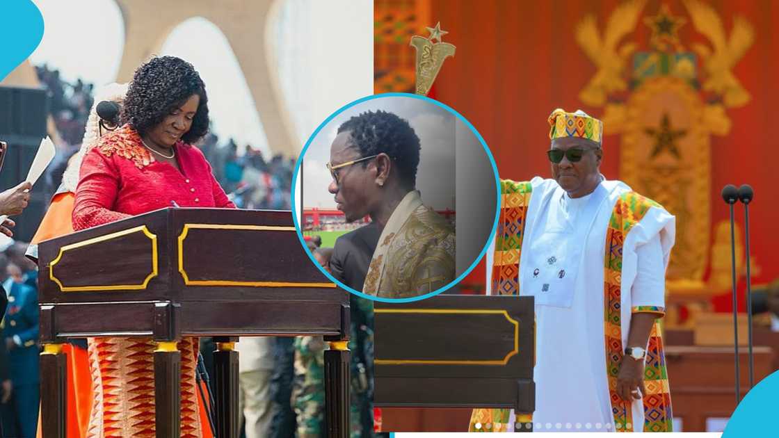 President John Mahama, Vice President Naana Jane Opoku-Agyeman, Michael Blackson, Presidential Inauguration, December Elections President John Mahama, Vice President Naana Jane Opoku-Agyeman, Michael Blackson, Presidential Inauguration, December Elections