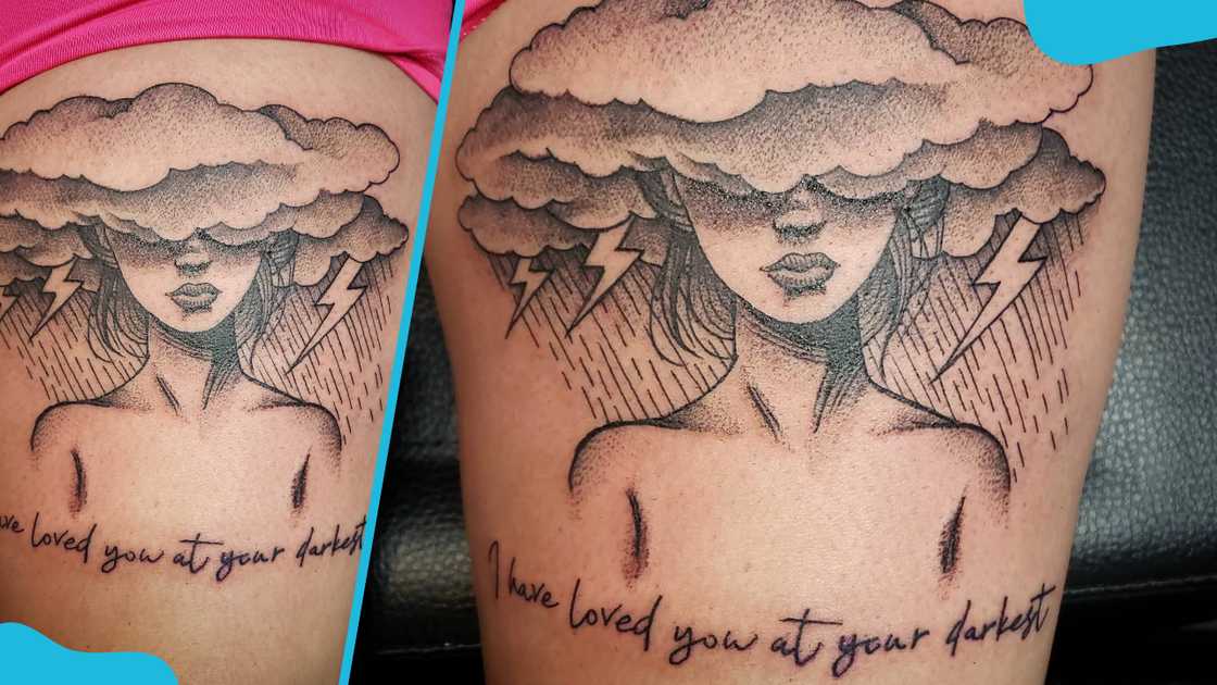 Head in the clouds mental health tattoo Head in the clouds mental health tattoo