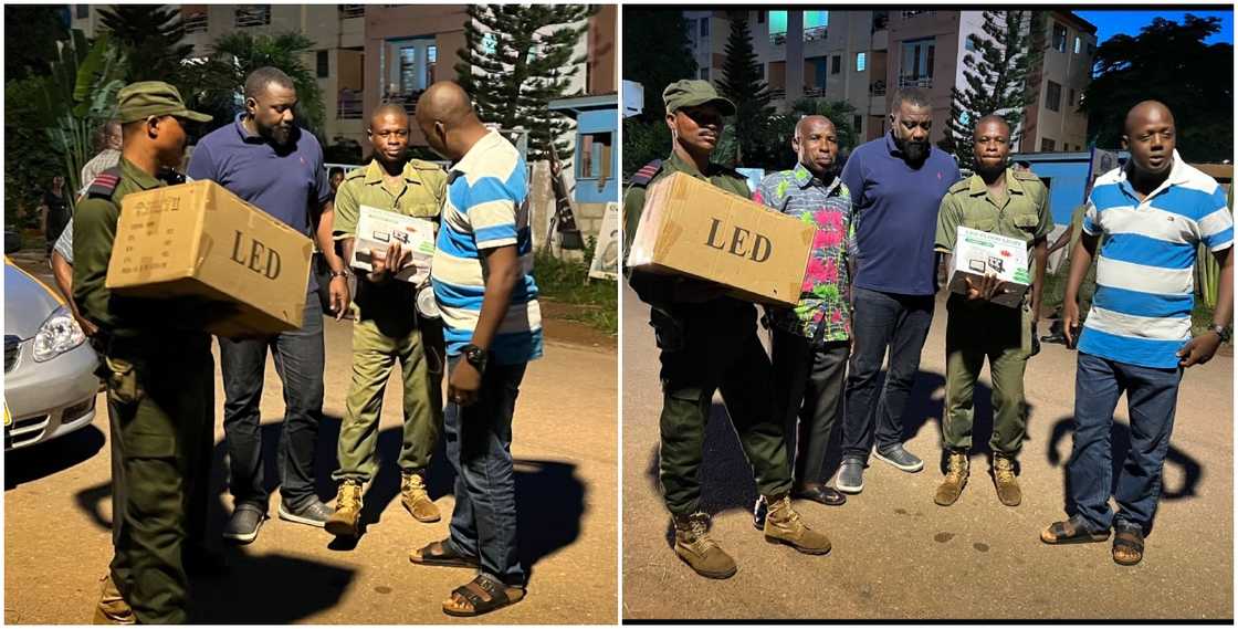 John Dumelo donates streetlights to University of Ghana