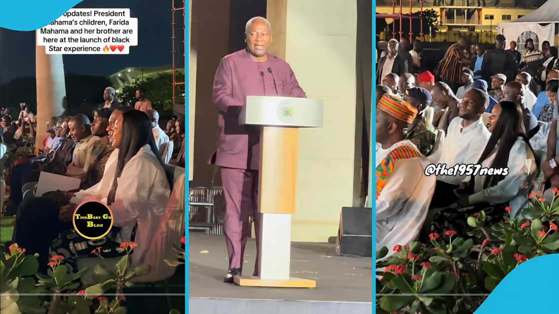 John Mahama, Farida Mahama, Black Star Experience, Shahid Mahama, John Mahama and his kids, Accra John Mahama, Farida Mahama, Black Star Experience, Shahid Mahama, John Mahama and his kids, Accra