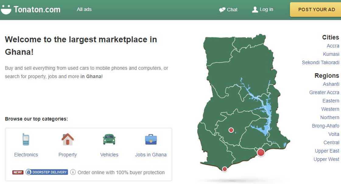 Tonaton: How to register and sell online in Ghana