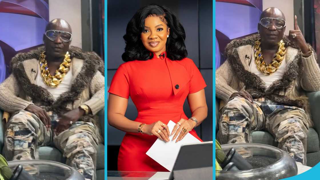 Elijah Birdman, Serwaa Amihere, GHOne TV interview, GH Birdman, Serwaa Amihere's interview, man crushes on Serwaa Amihere