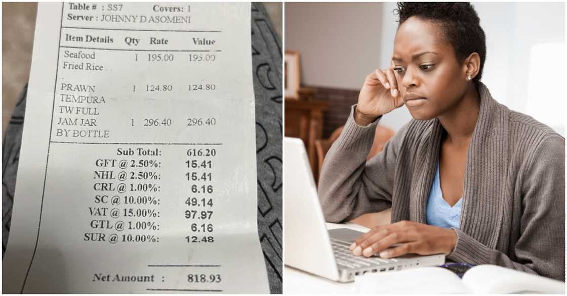 Photo of lady looking at high taxes Photo of lady looking at high taxes