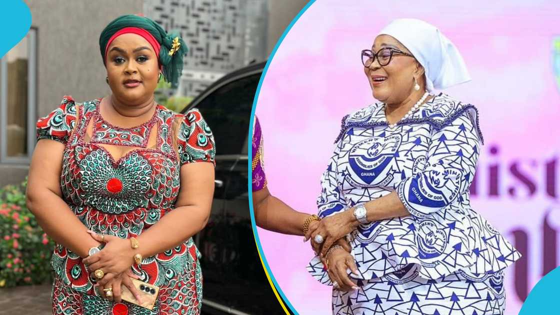 Ghana's First Lady, Her Excellency Lordina Mahama, Vivian Jill, Ghanaian actress, UPSA, 2024 Ghana election Ghana's First Lady, Her Excellency Lordina Mahama, Vivian Jill, Ghanaian actress, UPSA, 2024 Ghana election