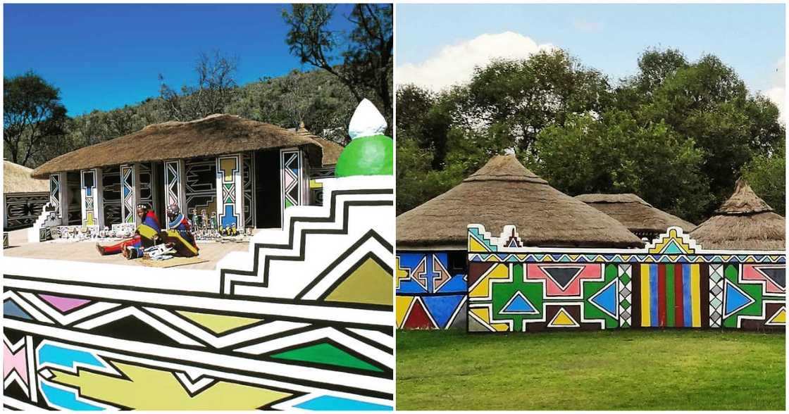 The colourful Ndebele villages The colourful Ndebele villages
