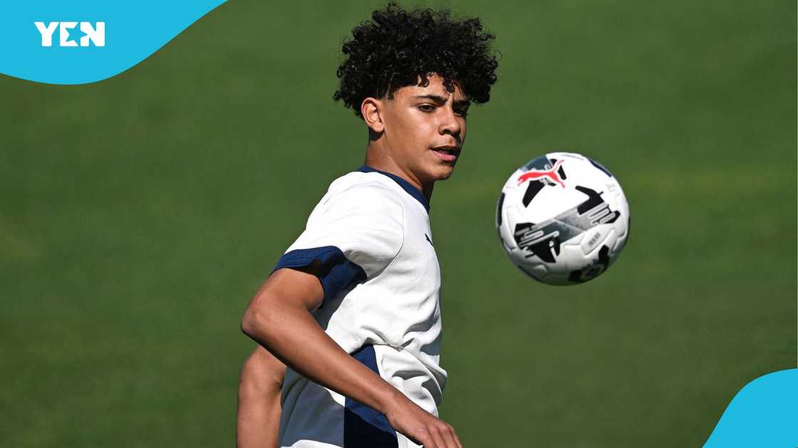 Cristiano Ronaldo Jr, son of Cristiano Ronaldo, at Portugal U15 training on Monday May 12, 2025 Cristiano Ronaldo Jr, son of Cristiano Ronaldo, at Portugal U15 training on Monday May 12, 2025