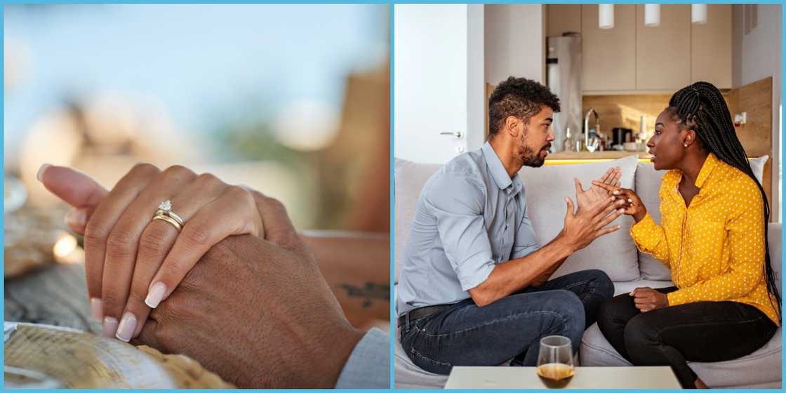 A Ghanaian man, Kwaku, marries another woman even though he is still legally married to his first wife. A Ghanaian man, Kwaku, marries another woman even though he is still legally married to his first wife.