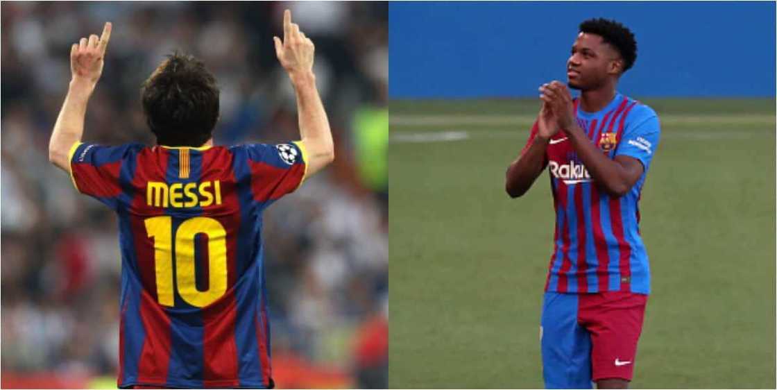 Barcelona finally hand Lionel Messi's iconic No.10 shirt to Spanish teenage star Barcelona finally hand Lionel Messi's iconic No.10 shirt to Spanish teenage star