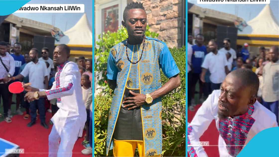 Lil Win, Ghanaian actors, table tennis, video, viral, social media, Lil Win movies Lil Win, Ghanaian actors, table tennis, video, viral, social media, Lil Win movies
