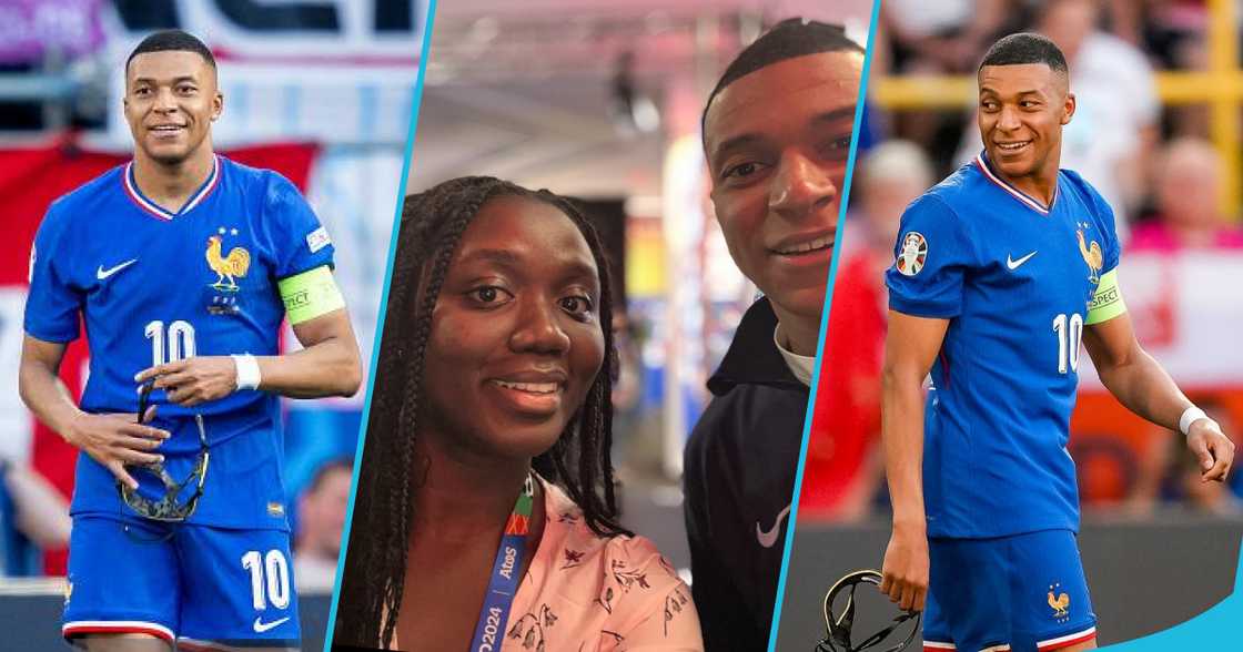 Ghanaian lady, Kylian Mbappe, Euro 2024, football fan Ghanaian lady, Kylian Mbappe, Euro 2024, football fan