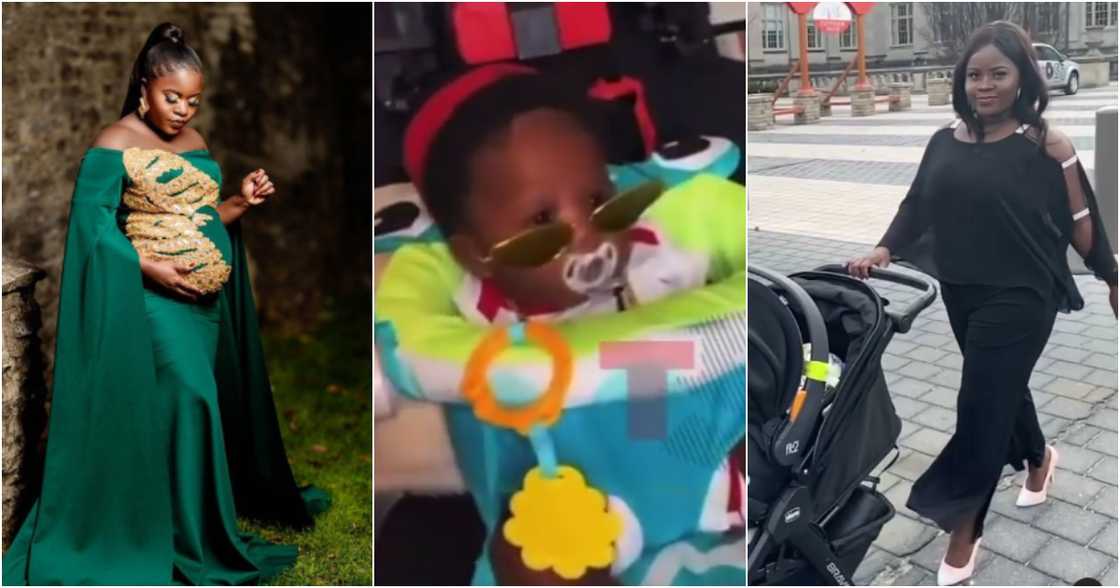 Kaakie flaunts her baby as she shows her face for the first time in video Kaakie flaunts her baby as she shows her face for the first time in video