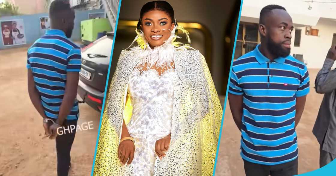 Diana Asamoah and her junior pastor Rev Eric Asante Diana Asamoah and her junior pastor Rev Eric Asante