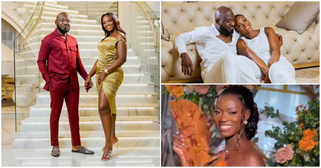 Hawa Koomson's Pretty Daughter Stuns In Corseted Kente Gown Made Over One Million Beads For Her Lavish Wedding Hawa Koomson's Pretty Daughter Stuns In Corseted Kente Gown Made Over One Million Beads For Her Lavish Wedding