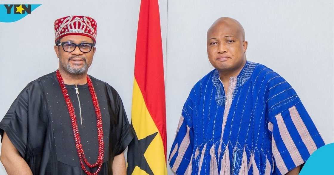 Foreign Affairs Minister, Samuel Okudzeto Ablakwa, Chukwudi Jude Ihenetu, Igbo King, Ghana, Nigeria Foreign Affairs Minister, Samuel Okudzeto Ablakwa, Chukwudi Jude Ihenetu, Igbo King, Ghana, Nigeria