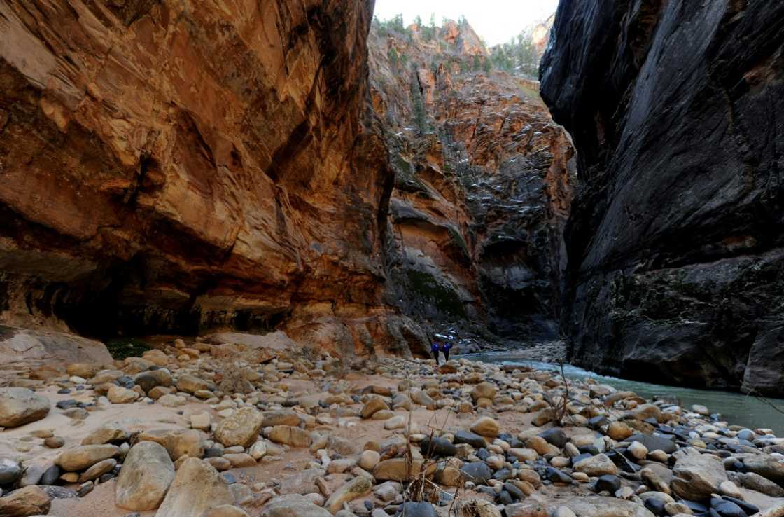 An area of Utah's Zion National Park called the Narrows, seen in 2011, suffered a flash flood August 19, 2022, sweeping hikers off their feet An area of Utah's Zion National Park called the Narrows, seen in 2011, suffered a flash flood August 19, 2022, sweeping hikers off their feet