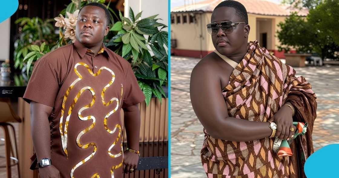 Oheneba Jude, TikTok sensation, Otumfuo Osei Tutu II, the Asantehene, Kumasi. Oheneba Jude, TikTok sensation, Otumfuo Osei Tutu II, the Asantehene, Kumasi.