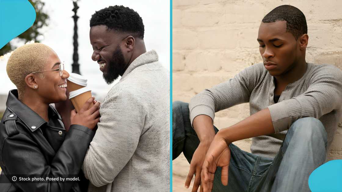 Broken heart, Ghanaian man cried after woman left him for another, people, love, girlfriend, boyfriend, young man, young woman, Momo business, MTN tranfers