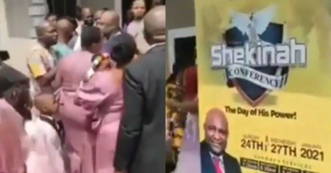 Pastor refuses to bless couple who arrived 5 minutes late in video Pastor refuses to bless couple who arrived 5 minutes late in video