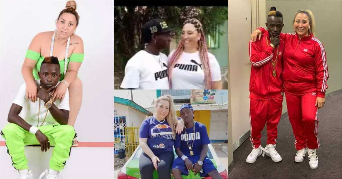 Patapaa and obroni wife expecting baby as Liha drops first ever baby bump video Patapaa and obroni wife expecting baby as Liha drops first ever baby bump video