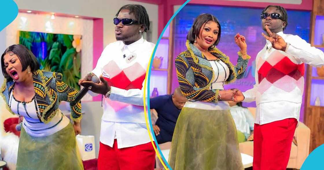 Kuami Eugene and Nana Ama McBrown Kuami Eugene and Nana Ama McBrown