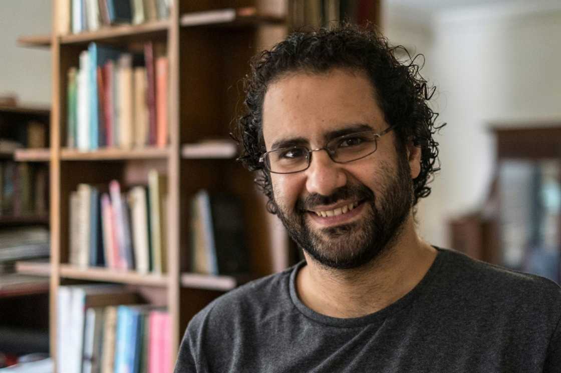 Egyptian activist Alaa Abdel Fattah, now in jail and on a hunger and water strike, pictured at his home in Cairo in 2019 Egyptian activist Alaa Abdel Fattah, now in jail and on a hunger and water strike, pictured at his home in Cairo in 2019