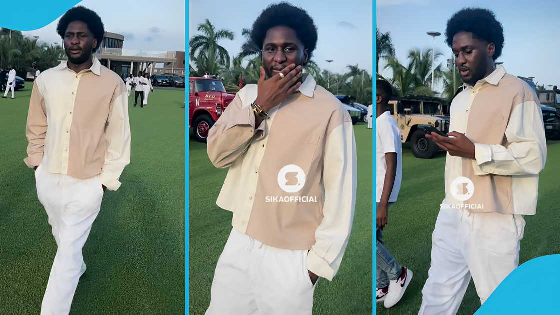 Osei Kwame Despite's son, Saahene Osei, Despite's kids, Afro hairstyle, Ghana, Social media Osei Kwame Despite's son, Saahene Osei, Despite's kids, Afro hairstyle, Ghana, Social media