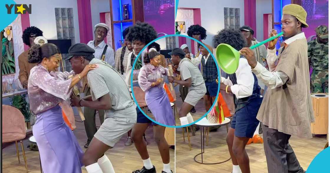 Nana Ama McBrown performs with Konko Band Nana Ama McBrown performs with Konko Band