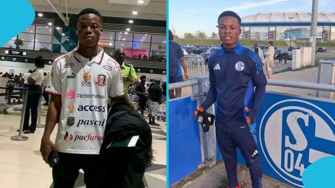 Rashid Nuhu is on a one-month trial with FC Schalke 04. Rashid Nuhu is on a one-month trial with FC Schalke 04.