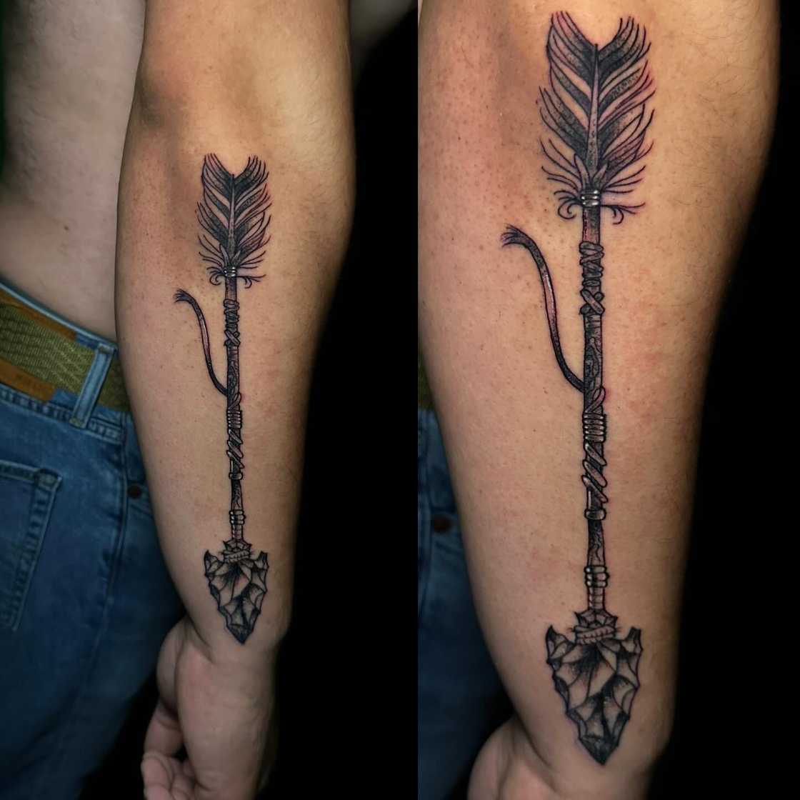 Indian arrow tattoo