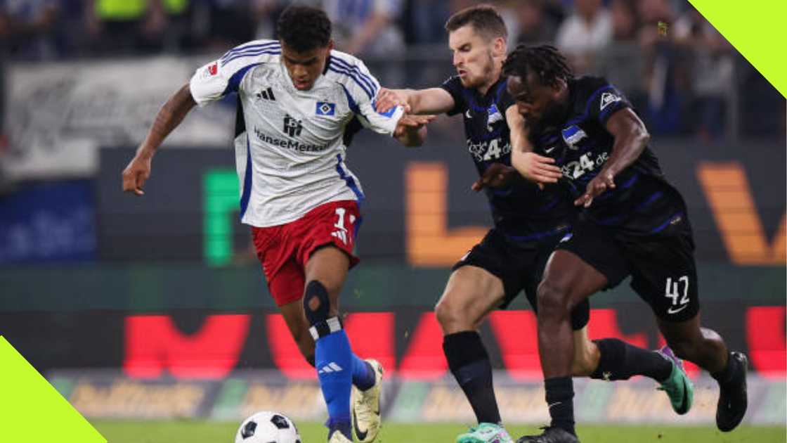 Ransford-Yeboah Konigsdorffer of Hamburg. Ransford-Yeboah Konigsdorffer of Hamburg.