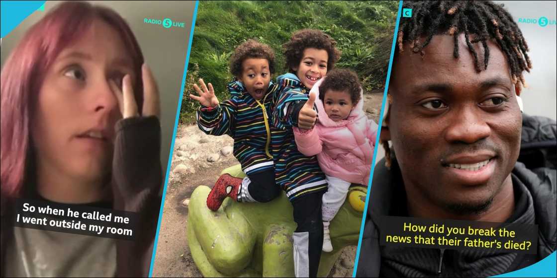 Christian Atsu's wife and children in the UK Christian Atsu's wife and children in the UK