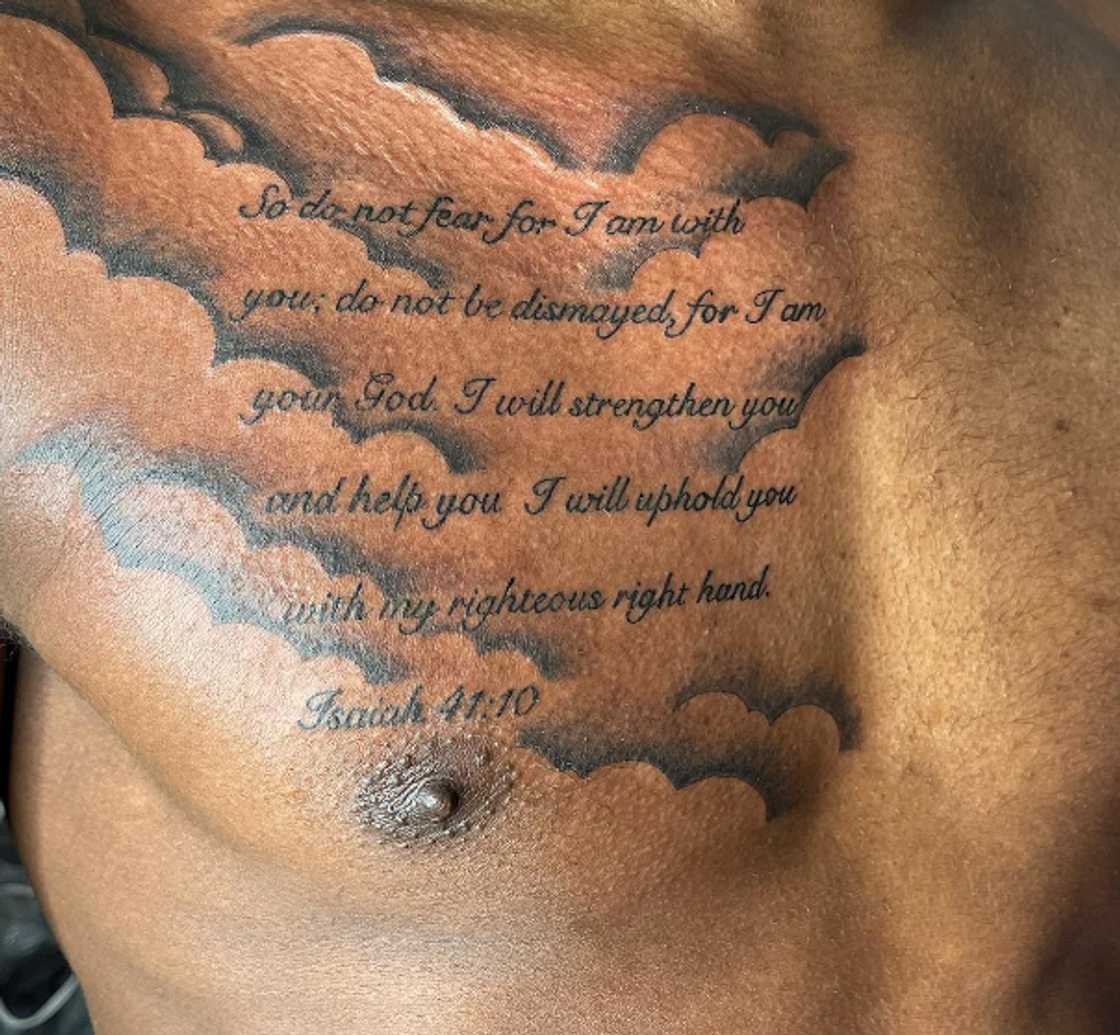 Isaiah 35:10 Bible verse tattoo