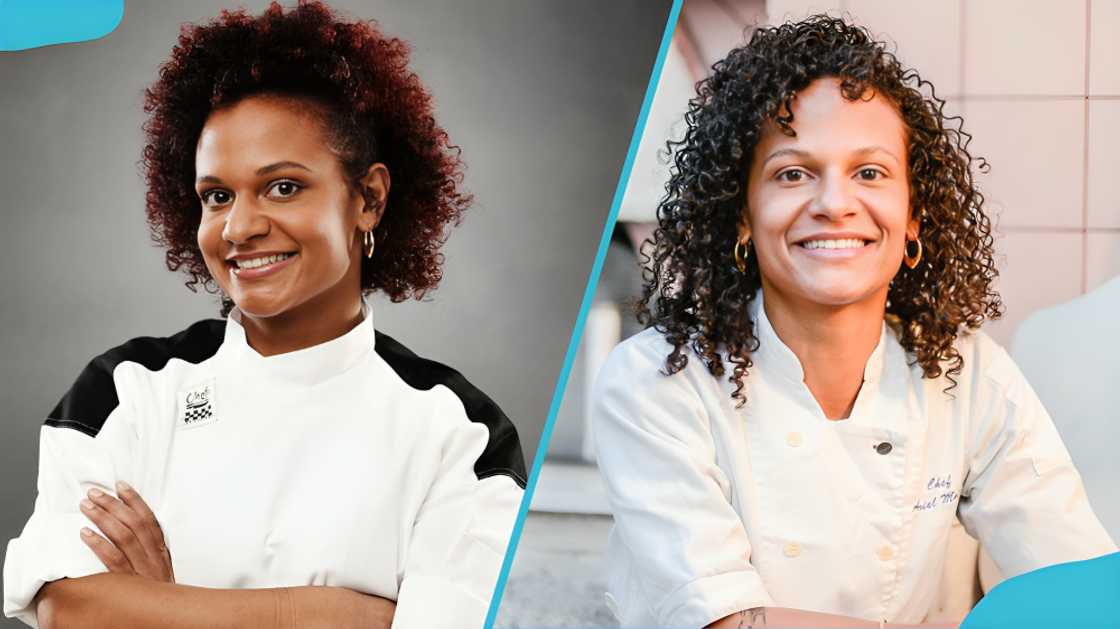 Ariel Malone Malone wearing short and long curly hair Ariel Malone Malone wearing short and long curly hair