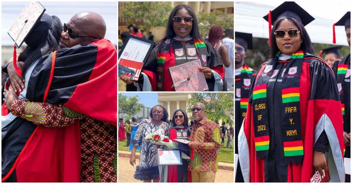Kwame Sefa Kayi's daughter graduates