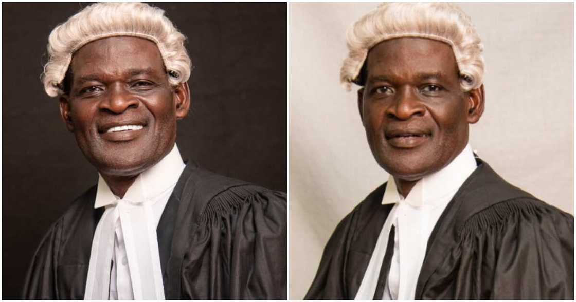 Ghanaian man called to the Bar at 62. Ghanaian man called to the Bar at 62.