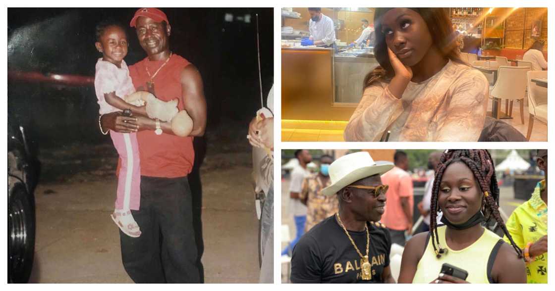 Amakye Dede and his daughter are father-daughter goals