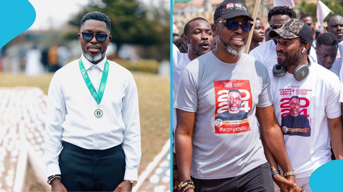 Election 2024, Kwame A Plus, Gomoa Central Parliamentary Seat, social media, Ghanaian entertainers, politics Election 2024, Kwame A Plus, Gomoa Central Parliamentary Seat, social media, Ghanaian entertainers, politics