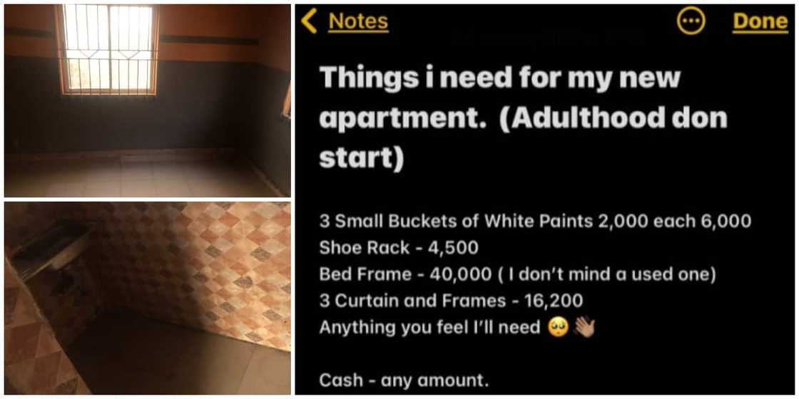 Please I need help: Nigerian man seeks help online in furnishing his empty self con after leaving parents' house Please I need help: Nigerian man seeks help online in furnishing his empty self con after leaving parents' house