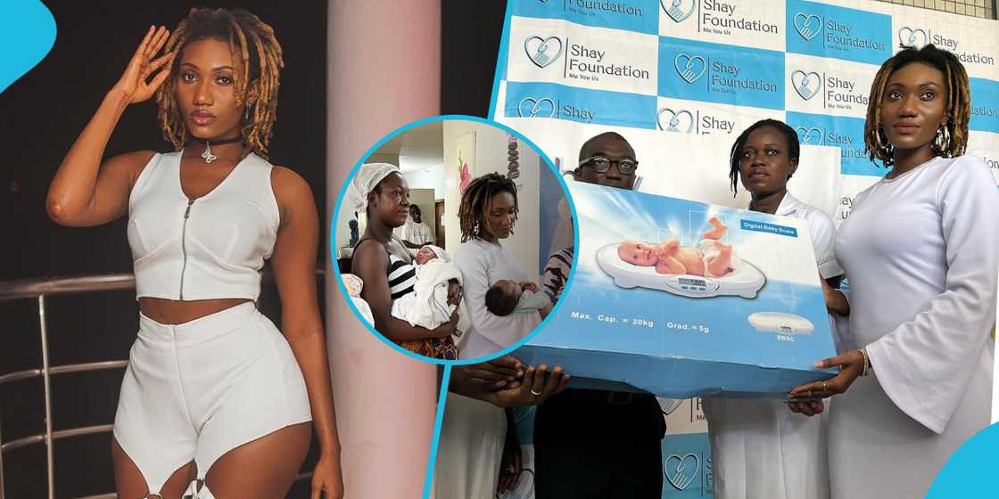 Wendy Shay at Korle-Bu Wendy Shay at Korle-Bu