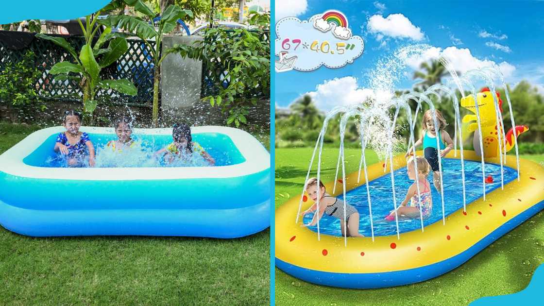 Inflatable kids pool