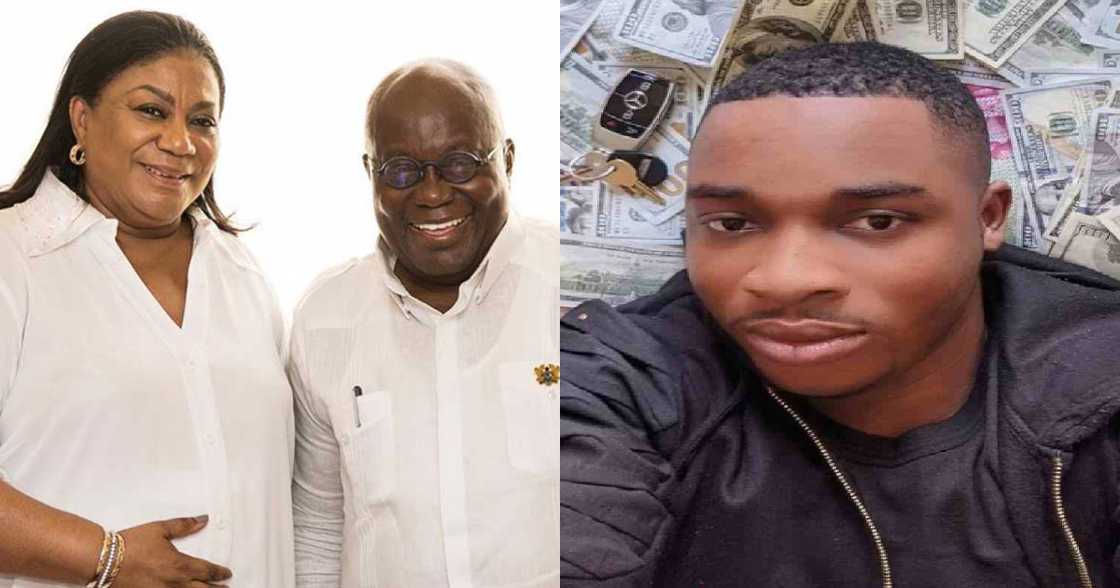 Divorce your wife if you can't take care of her; Twene Jonas slams Akufo-Addo over presidential spouses salary