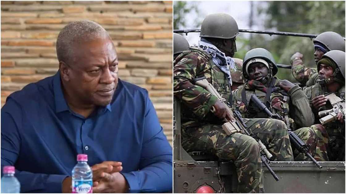 Military officer with loaded gun caught in Mahama's office Military officer with loaded gun caught in Mahama's office