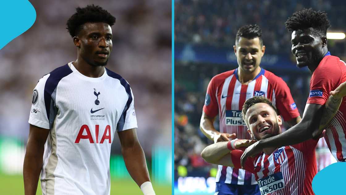 Mohammed Kudus, Thomas Partey, Tottenham Hotspur, PSG, UEFA Super Cup, Black Stars. Mohammed Kudus, Thomas Partey, Tottenham Hotspur, PSG, UEFA Super Cup, Black Stars.