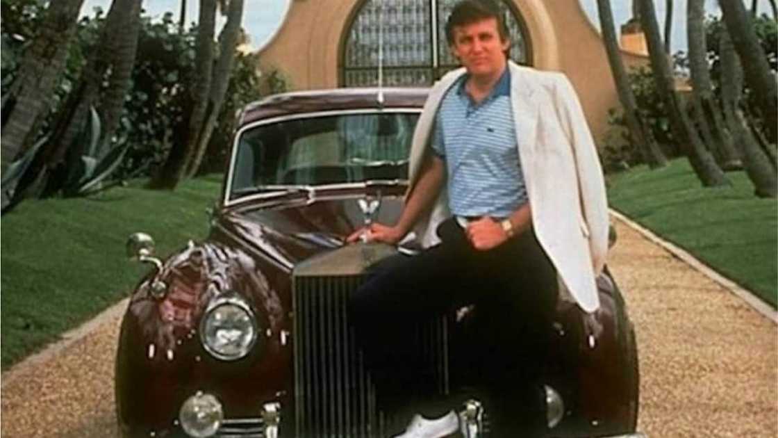Donald Trump poses with his car.
Photo source: Insider Donald Trump poses with his car.
Photo source: Insider