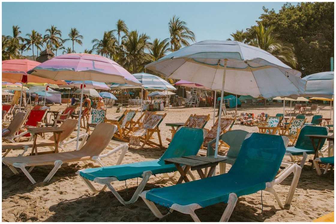 A beach chair A beach chair