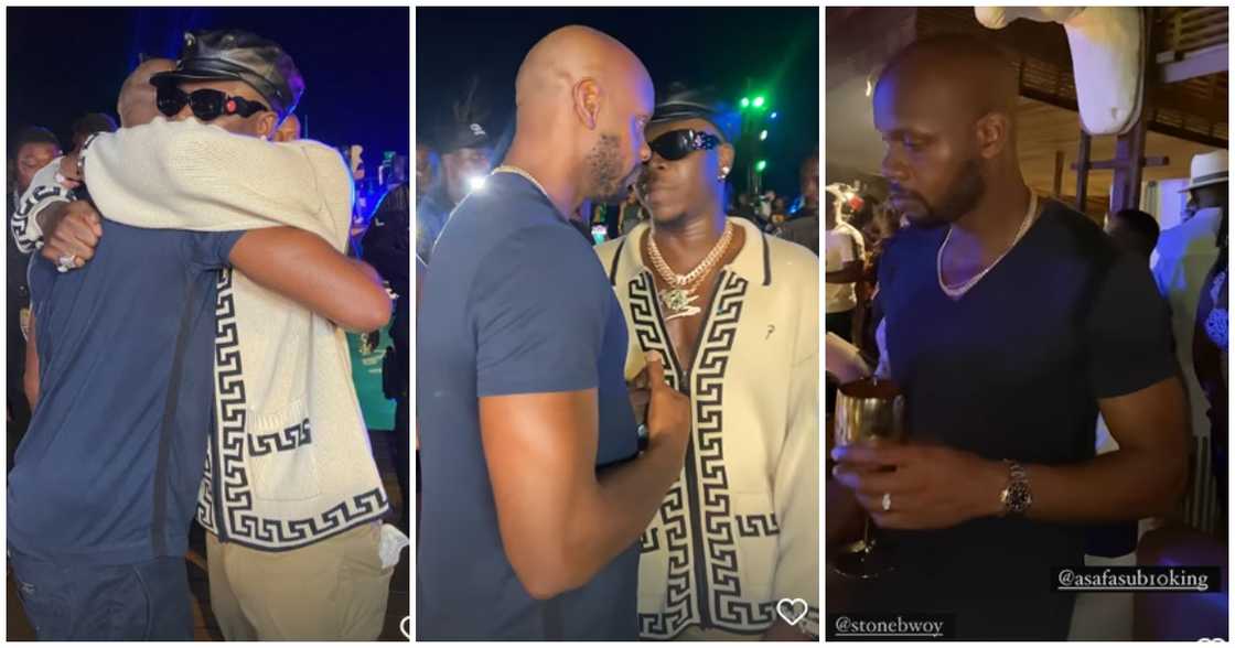 Photo of Asafa Powell and Stonebwoy Photo of Asafa Powell and Stonebwoy