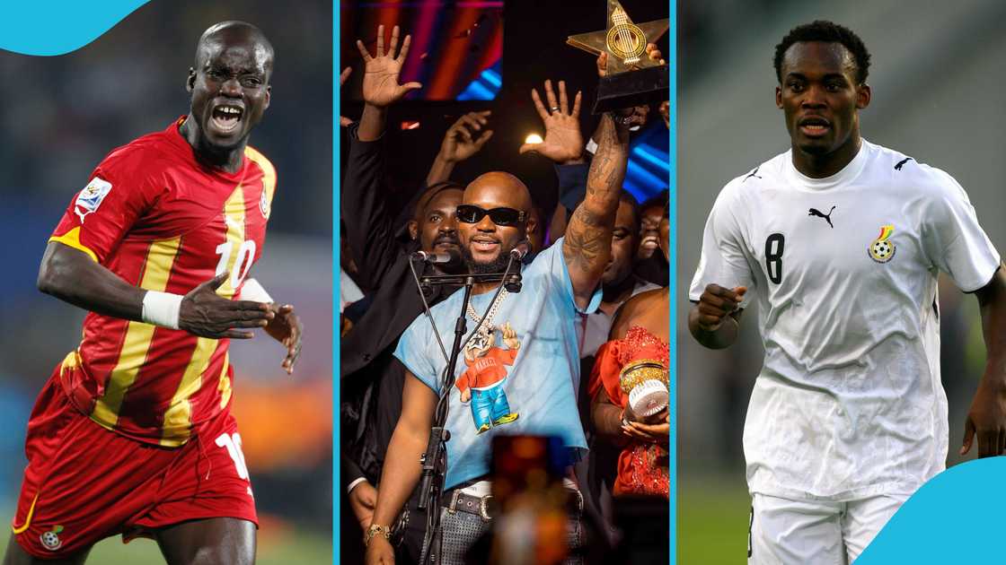 King Promise, Stephen Appiah, Michael Essien, best midfielders, Chelsea, Ghana midfielders, TGMA, Artiste of the Year King Promise, Stephen Appiah, Michael Essien, best midfielders, Chelsea, Ghana midfielders, TGMA, Artiste of the Year