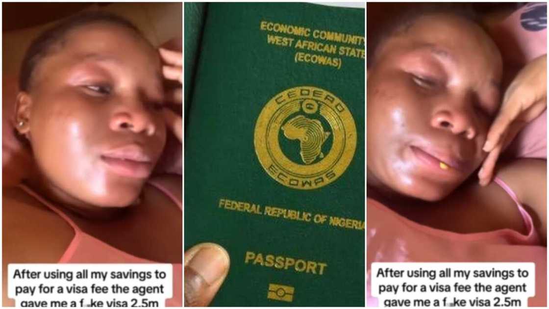 Visa application in Nigeria/Lady emptied her saving.